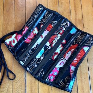 Deadly Girlz ☠️ Corset manga Anime goth Pvc Underbust Corset steel boned 21" 💕